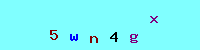 Blue Captcha Image