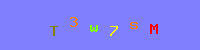 Blue Captcha Image