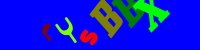 Blue Captcha Image