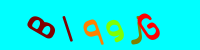 Blue Captcha Image