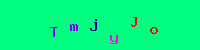 Blue Captcha Image