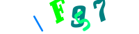 Blue Captcha Image