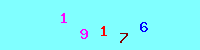 Blue Captcha Image
