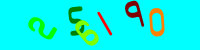 Blue Captcha Image