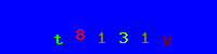 Blue Captcha Image