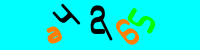 Blue Captcha Image