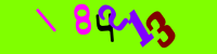 Blue Captcha Image