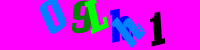 Blue Captcha Image