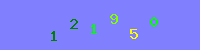 Blue Captcha Image