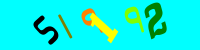 Blue Captcha Image