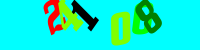 Blue Captcha Image