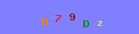 Blue Captcha Image