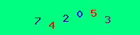 Blue Captcha Image