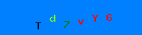 Blue Captcha Image