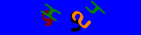 Blue Captcha Image