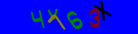 Blue Captcha Image