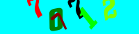 Blue Captcha Image