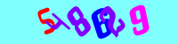 Blue Captcha Image
