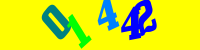 Blue Captcha Image