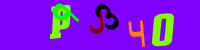 Blue Captcha Image
