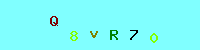 Blue Captcha Image