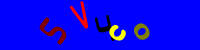 Blue Captcha Image