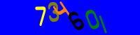 Blue Captcha Image
