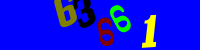 Blue Captcha Image