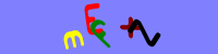 Blue Captcha Image