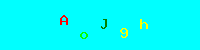 Blue Captcha Image