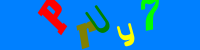Blue Captcha Image