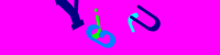 Blue Captcha Image