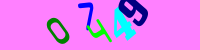 Blue Captcha Image