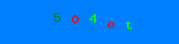 Blue Captcha Image