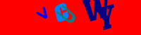 Blue Captcha Image
