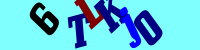 Blue Captcha Image