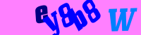 Blue Captcha Image