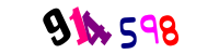 Blue Captcha Image