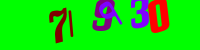 Blue Captcha Image