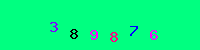 Blue Captcha Image