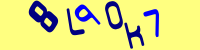 Blue Captcha Image