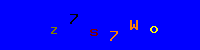 Blue Captcha Image