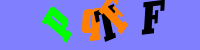 Blue Captcha Image