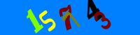 Blue Captcha Image
