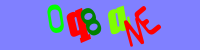 Blue Captcha Image
