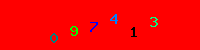 Blue Captcha Image