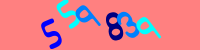 Blue Captcha Image