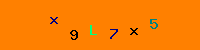 Blue Captcha Image