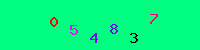 Blue Captcha Image