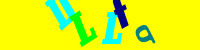 Blue Captcha Image